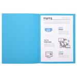 Paquet De 100 Chemises Forever® 170 100  Recyclé - 24x32cm - Bleu Vif - X 5 - Exacompta