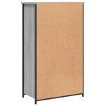 vidaXL Buffet haut sonoma gris 62x32x103 5 cm bois d'ingénierie