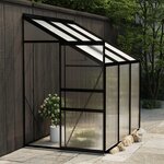 vidaXL Serre Anthracite Aluminium 3 97 m³