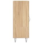 vidaXL Buffet Chêne sonoma 34 5x34x90 cm Bois d'ingénierie