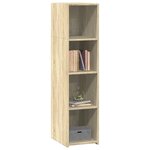 vidaXL Buffet chêne sonoma 30x41x124 cm bois d'ingénierie