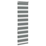 vidaXL Store zèbre gris foncé largeur du tissu 45 9 cm polyester