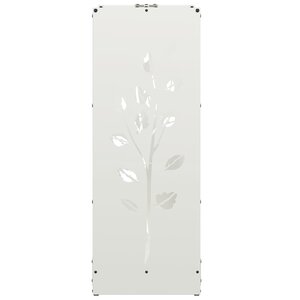 vidaXL Portant de bois chauffage blanc 40x30x80 cm