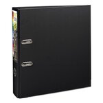 EXACOMPTA - Classeur a levier extra large - Dos 80mm - 24,2 x 29,7 - Rembordé polypropylene - Noir
