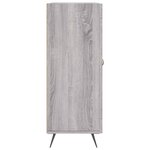 vidaXL Buffet sonoma gris 69 5x34x90 cm bois d'ingénierie