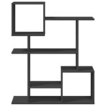 vidaXL Étagère séparatrice de pièce noir 92x29x112 cm