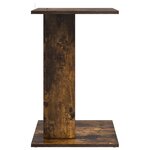 vidaXL Table d'appoint Chêne fumé 45 x 40 x 62 5 cm Bois d'ingénierie