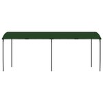 vidaXL Pavillon 6 x 3 x 2 55 m Vert Acier enduit de poudre et tissu