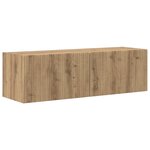 vidaXL Ensemble meuble TV 5 Pièces Chêne fumé Bois d'ingénierie