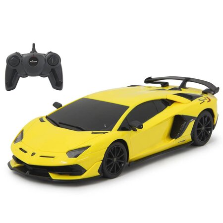 Jamara voiture télécommandée lamborghini aventador svj 1:24 jaune