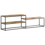 vidaXL Meuble TV 180x30x50 cm Bois de récupération massif