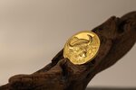 Pièce de monnaie en Or g 3.11 (1/10 oz) Millésime 2025 Wild Mongolia BISON