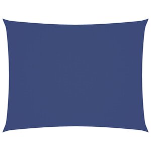 vidaXL Voile de parasol tissu oxford rectangulaire 6x8 m bleu