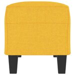 vidaXL Banc Jaune clair 100x35x41 cm Tissu