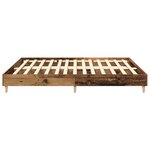 vidaXL Cadre de lit sans matelas vieux bois 200x200 cm bois ingénierie