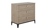 Commode chene blond 3 tiroirs
