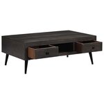 vidaXL Table basse bois de manguier massif 100x60x35 cm
