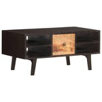 vidaXL Table basse 100x50x45 cm Bois de récupération massif