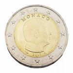 2 euros Monaco 2017 face nationale - Albert II.