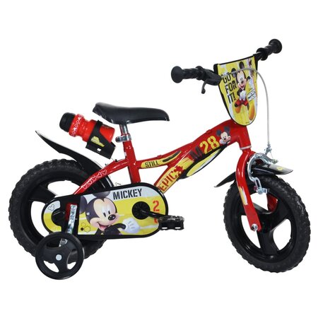 Dino bikes vélo pour enfants mickey mouse rouge 12"