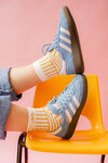 Les chaussettes de Colette Amour vélo