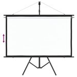vidaXL Écran de projection avec trépied 60" 16:9