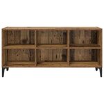 vidaXL Meuble TV Marron 69.5 x 30 x 50 cm Bois d'ingénierie