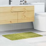vidaXL Tapis de bain Vert 60 x 90 cm Polypropylène
