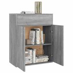 vidaXL Buffet Sonoma gris 60x30x75 cm Bois d'ingénierie