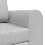 vidaXL Canapé-Lit 60cm Gris nuage tissu