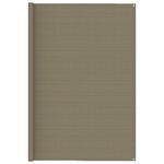 vidaXL Tapis de tente 250x500 cm Taupe