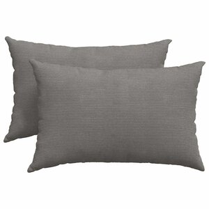 vidaXL Coussins de canapé 2 Pièces Gris clair 60 x 40 cm