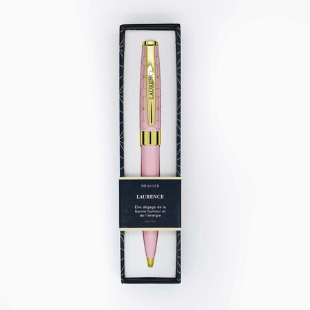 Stylo prénom femme Pastel Chic - Laurence - Draeger