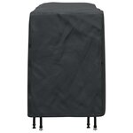 vidaXL Housse pour mobilier d'extérieur Noir 180 x 70 x 90 cm 600D
