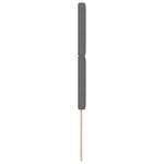 vidaXL Tête de lit LED avec des lumières à LED Gris clair 100 cm tissu