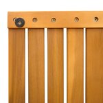 vidaXL Tapis de bain Uni Marron 50 x 50 cm bois