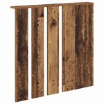 vidaXL Porte-manteau mural avec étagère Bois ancien 84 x 10 x 80 cm