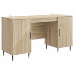 vidaXL Bureau Chêne Sonoma 142 5 x 50 x 75 cm Bois d'ingénierie