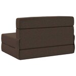 vidaXL Canapé-lit pliable Taupe 70 x 80 x 60 cm Tissu
