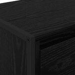 vidaXL Buffet Chêne noir 43 x 36 x 75 5 cm Bois d'ingénierie