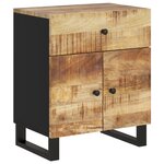 vidaXL Table de chevet 50x33x60 cm Bois de manguier et d'ingénierie