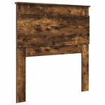 vidaXL Tête de lit Chêne fumé 100 cm Bois d'ingénierie
