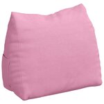 vidaXL Coussin de Dos Rose 45 x 20 x 35 cm tissu