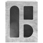 vidaXL Table de chevet 2 Pièces Gris béton 40 x 35 x 50 cm