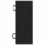 vidaXL Canapé-lit pliable 75 x 67 x 45 cm Noir