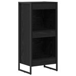 vidaXL Bibliothèque Chêne noir 80 x 30 x 155 cm Bois d'ingénierie