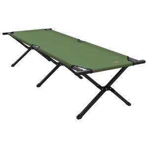 vidaXL Lit de camping pliant Vert 193 x 69 x 45 cm Tissu Oxford