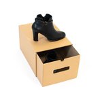 Lot de 3 boîtes à tiroir pour chaussures hautes et montantes