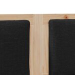 vidaXL Tête de lit Autre Marron 160 cm Bois massif en pin