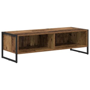 vidaXL Meuble TV Bois Ancien 100 x 36 5 x 30 5 cm Bois d'ingénierie